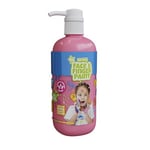 Natural Face & Finger Paint - Distributeur Bouteille de 1000 ML - Rose