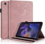 Coque Libro Etui Pour Samsung Galaxy Tab A9+11 Pouces(Sm-X210/Sm-X215/Sm-X216)Tablette Housse Cover Arbre De La Vie Protection Etuis Avec Pu Cuir Et Stand-Rose