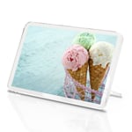 Creative Macro Shot Ice Cream Classic Fridge Magnet - Colorful Sweat Gift #16690