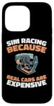 Coque pour iPhone 14 Pro Max Gamer Simulation De Course - Racer Sim Racing