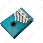 Finger 17 Keys Kalimba Thumb Piano Instrument Mahogany Wood with Tuner Hammer 1x