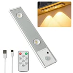 Diaryan Marque Amazon Lampe LED sous meuble de cuisine avec télécommande à intensité variable Éclairage d'armoire avec détecteur de mouvement Batterie Phare Barre lumineuse pour armoire à vin