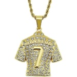 Jersey Halsband för Män, Hip Hop Ronaldo Nr. 7 Jersey Halsband