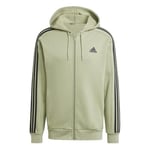 adidas Essentials Sweat à Capuche zippé en Polaire 3 Bandes pour Homme