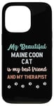 Coque pour iPhone 13 Pro Maine Coon Cat, maman, père, propriétaire, amoureux, thérapeute et ami