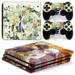 Kit De Autocollants Skin Decal Pour Console De Jeu Ps4 Pro Corps Complet Final Fantasy Vii,T1tn-P4pro-1258