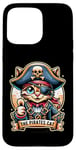 Coque pour iPhone 15 Pro Max Patch œil de chat pirate des Caraïbes