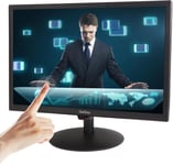 Moniteur de caméra de sécurité à écran tactile de 19 pouces Écran LCD CCTV Système de surveillance multi-touch Interface multifonction HDMI AV BNC VGA Entrée USB Moniteur d'ordinateur HD 1440x900