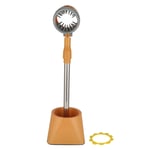 (With Flower Shaped Ring)Flexible Hair Dryer Stand Stainless Steel Adjust UK