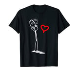 Harmonica Player Stick Figure T-Shirt