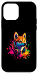 iPhone 12 mini Artistic Colorful Jack Russell Terrier Headphones Dog Jacky Case