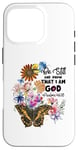 Coque pour iPhone 16 Pro Verse de la Bible chrétienne Papillon Be Still Know That I Am God