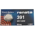 Renata Pile 391 SR1120W 1,55 V fabriquée en Suisse (électronique/piles/montre) Argenté