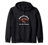 Lost On Purpose Travel Vacation United Kingdom Zip Hoodie