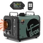 LF Bros Chauffage Diesel 5KW, 12V/220V Chauffage à Air Diesel en Mode Plateau avec Minuterie et Contrôleur LCD, Adapté pour Camping-car, Camion, Tente