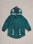 White Stuff Kids' Monster Lounge Hoodie, Bright Teal