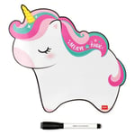 Magnetisk Whiteboard Tavla Unicorn 28 cm Legami