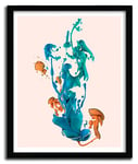 K.Olin Tribu - Affiche GLORY POP 5 by A. SEVESO, Papier, Blanc, 40 x 50 x 1 cm GLORY POP 52c