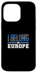 Coque pour iPhone 14 Pro Max Europe Lover Italie Allemagne Vacances European Vacay