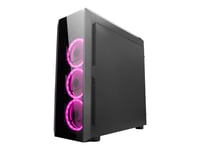 Boitier PC Moyen Tour ATX Chieftec Scorpion II GL-02B RGB avec panneaux vitrés - Noir