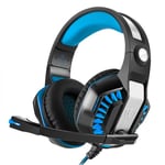 Beexcellent GM-2 Casque gaming pour PS4 XBOX One Noir et Bleu