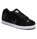 DC Shoes Homme Net-Leather Shoes for Men Basket, Black Armor Black, 42.5 EU