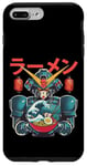 Coque pour iPhone 7 Plus/8 Plus Ramen japonais Mecha Robot géant La grande vague Anime