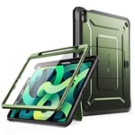 SUPCASE Coque iPad Air 4 (2020) 10,9 Pouces, Protection Intégrale [Unicorn Beetle Pro] Étui Robuste avec Porte-Stylet, Béquille et Protecteur d'écran Intégré (Vert)