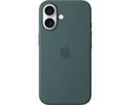 Apple iPhone 16 Silicone Case with MagSafe - Lake Green