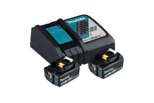 Makita DC18RC batterioplader - med batteri - 2 - Li-Ion