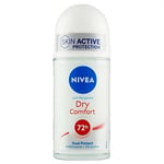 NIVEA Dry Comfort Lot de 6 déodorants à bille anti-transpirants pour toutes l...