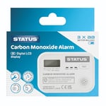 STATUS Monoxide Alarm | Home Carbon Monoxide Detector including Batteries | SDCMA3XAA1PB4