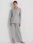 Lauren Ralph Lauren Notch Collar Long Sleeve Pyjamas