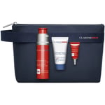 Clarins Men Energizing Gift Set Gel 50ml + Eye Gel 3ml + Face Wash 30ml