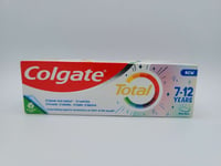 1X 50ML Colgate Total Kids 7-12 Years Mild Mint Toothpaste - NEW UK STOCK