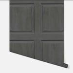 Artistick Washed Panel Charcoal Peel And stick Wallpaper  300226 (Clearance)