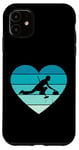 Coque pour iPhone 11 J'aime le curling sports d'hiver curler coach curling