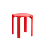 HAY - Rey Stool REY22, Scarlet red water-based lacquered beech - Sittpallar - Bruno Rey - Röd - Trä