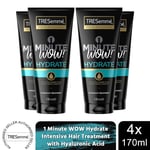 TRESemme 1 Minute WOW Hydrate Intensive Hair Treatment, 4 Pack of 170ml