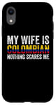 iPhone XR Proud Husband of Colombian Wife Humor and Pride Vintage Case