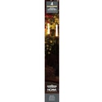 NOMA Garden Tube Border Christmas Lights, Warm White LED's, 80 cm Each (Pack of 4)