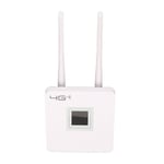 4G LTE CPE -reititin 150 Mbps DC 12 V 1A 50–60 Hz RJ45 -liitäntä Langaton 4G reititin 1,44 tuuman älykkäällä LCD-näytöllä AC 110-240 V EU-pistoke