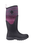 Muck Arctic Sport II Tall Wellington Boots, Black/Magenta Fade