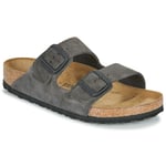 Birkenstock Tofflor Arizona LEVE Velvet Grey Grå dam