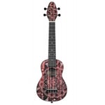 Pack Ukulele Soprano Keiki Rouge