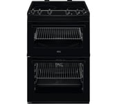 AEG 5000 SurroundCook CCX6501ACB 60 cm Electric Ceramic Cooker - Black, Black