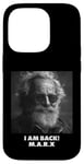 Coque pour iPhone 14 Pro JE SUIS DE RETOUR, Karl Marx, communiste, cool Marx