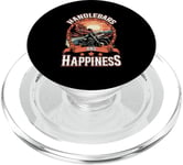 Guidon et Happiness Moto Adventure Tour PopSockets PopGrip pour MagSafe