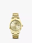 Sekonda 40428 Women's Taylor Date Bracelet Strap Watch, Gold/Champagne