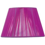 Inspired Lighting - Inspired Abat-jour en soie violet fuschia 190/300mm x 195mm